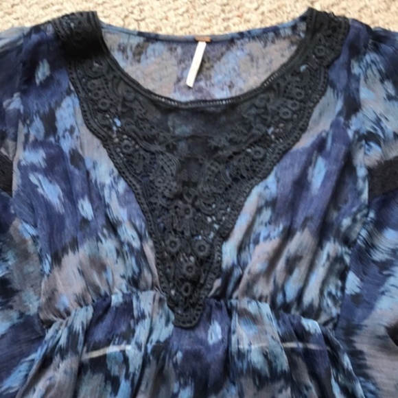 Free People Sheer Feminine Blouse - Picture 4 of 5